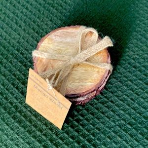 NWT- Mango Wood Coasters